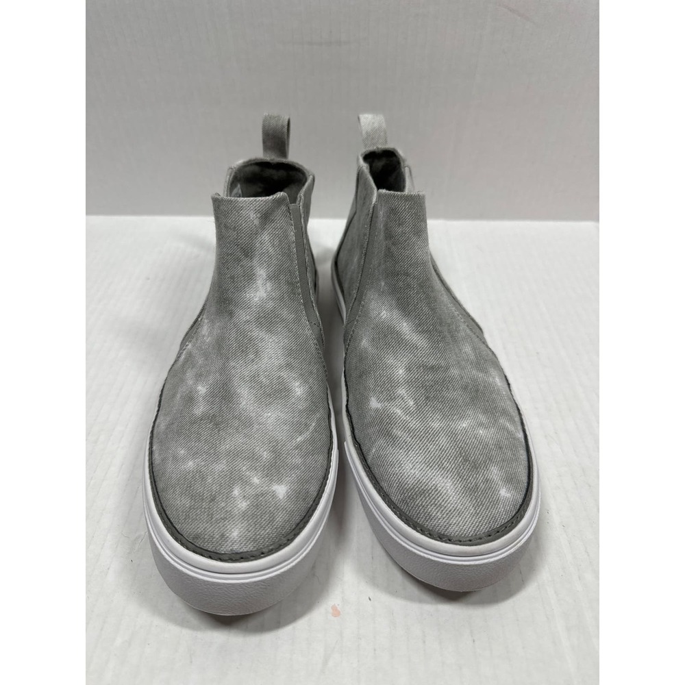 NWOT Tom's‎ Womens Slip On Tennis Shoe Canvas Upper Bryce Cement Gray Size 7